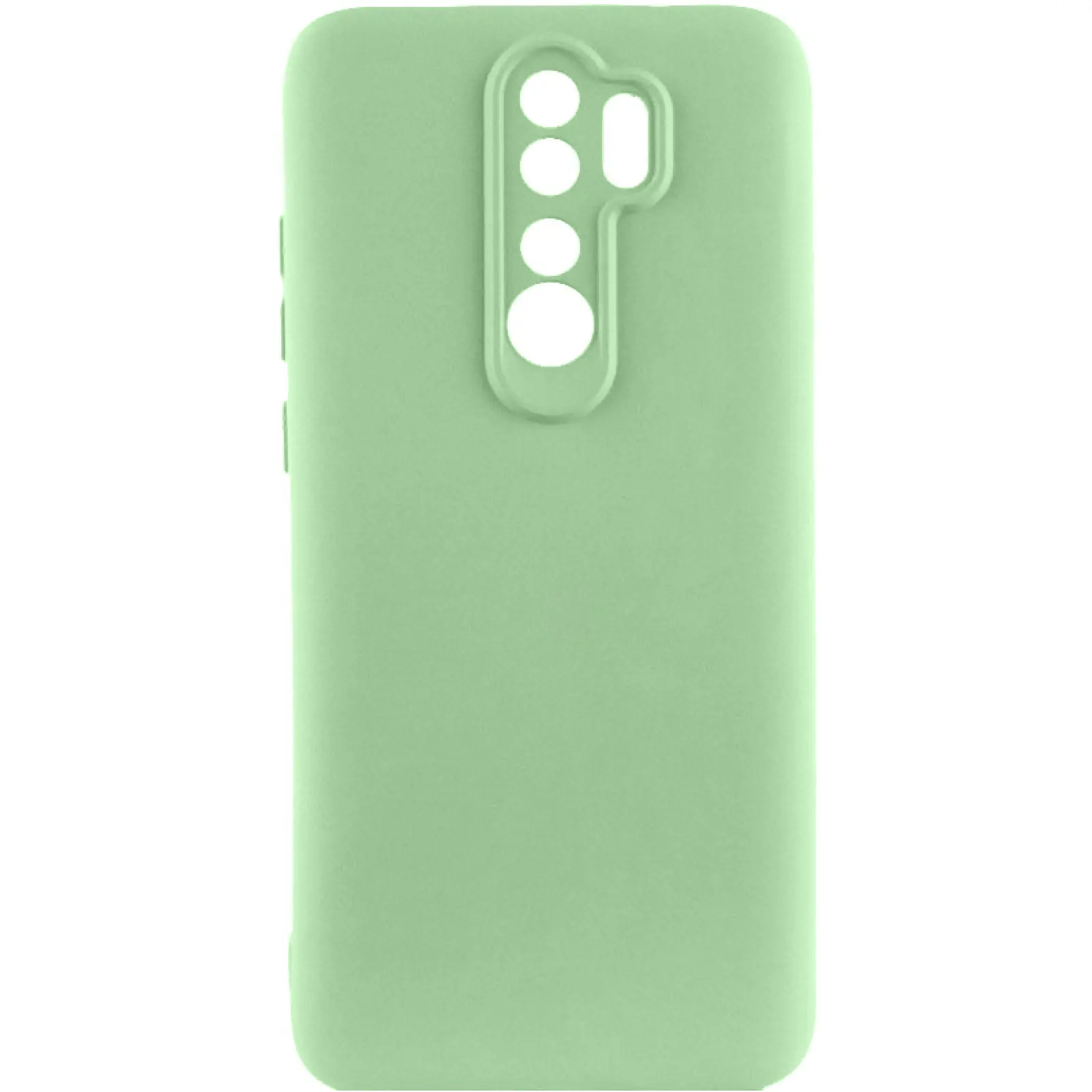 Чохол TPU GETMAN Liquid Silk Full Camera для Xiaomi Redmi Note 8 Pro, Зелений / Pistachio, TPU, купити оптом з доставкою