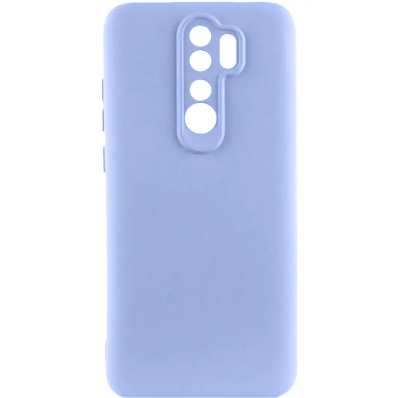 Чохол TPU GETMAN Liquid Silk Full Camera для Xiaomi Redmi Note 8 Pro, Бузковий / Light purple, TPU, купити оптом з доставкою