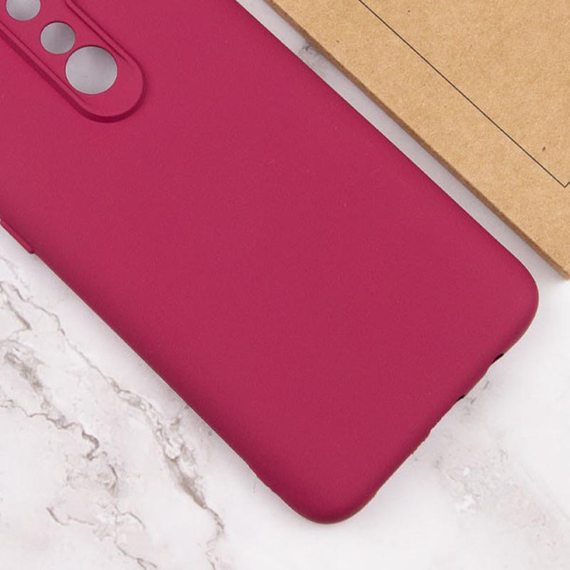 Чехол TPU GETMAN Liquid Silk Full Camera для Xiaomi Redmi 8, Бордовый / Marsala 2, TPU, купить оптом с доставкой