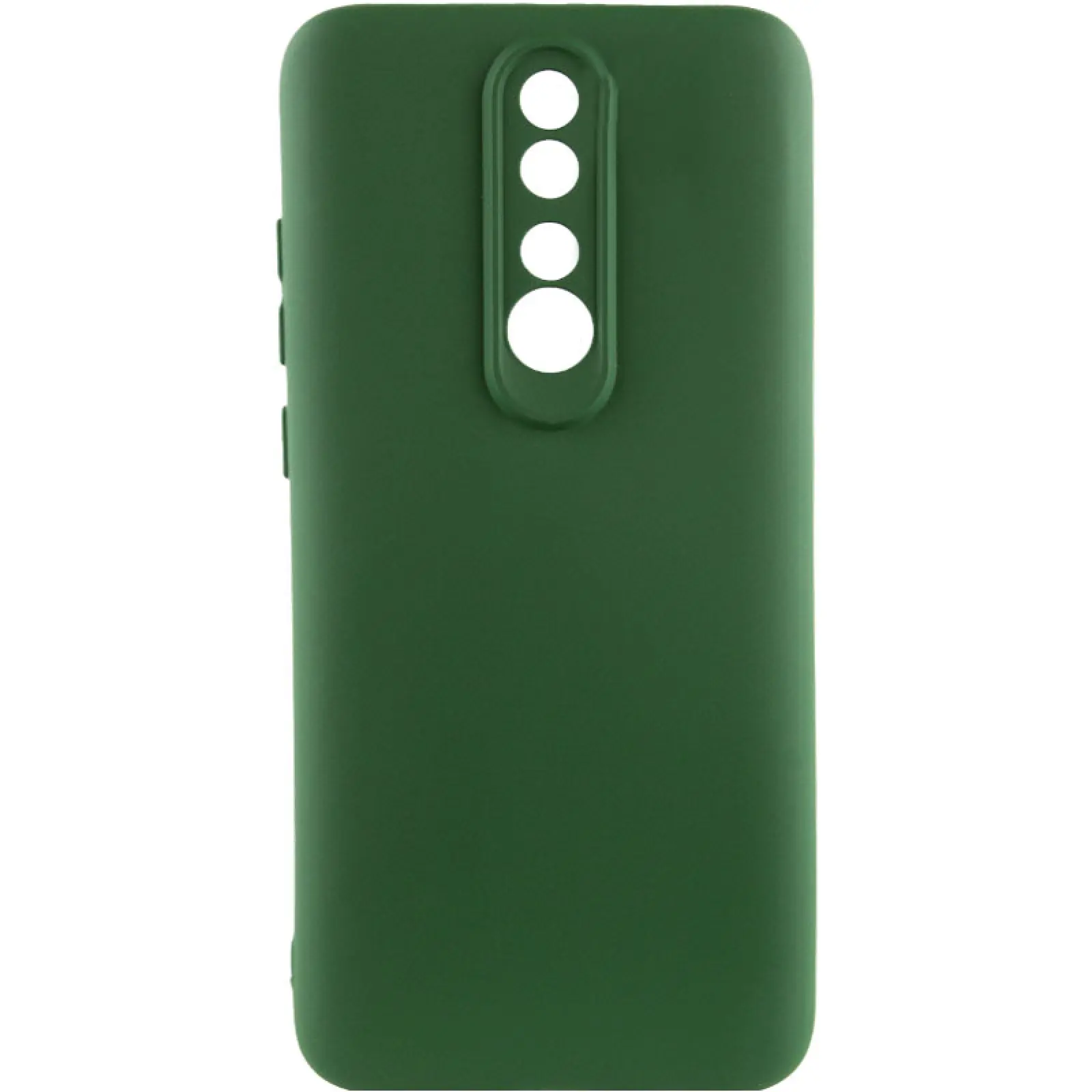 Чехол TPU GETMAN Liquid Silk Full Camera для Xiaomi Redmi 8, Зеленый / Dark green, TPU, купить оптом с доставкой