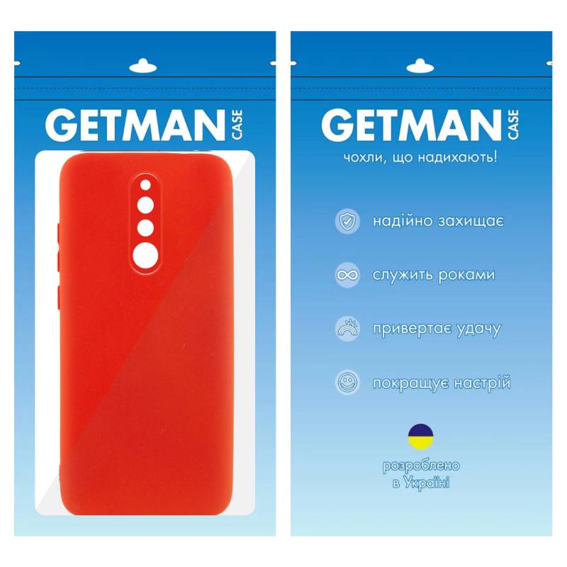 Чохол GETMAN Liquid Silk Full Camera для Xiaomi Redmi 8 | TPU + Мікрофібра на малюнкі №4