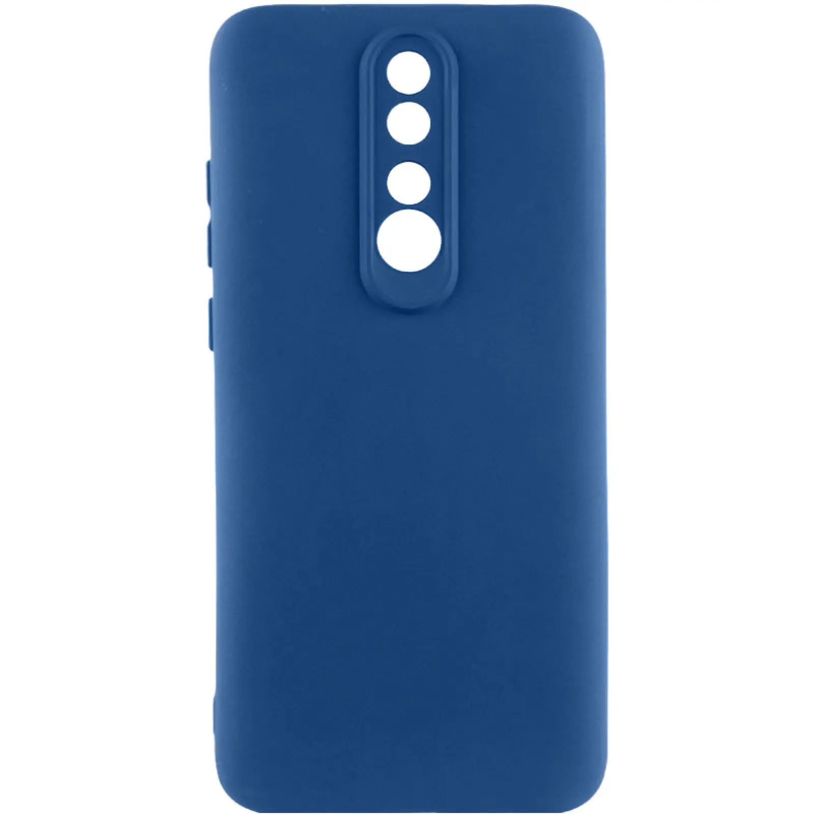 Чехол TPU GETMAN Liquid Silk Full Camera для Xiaomi Redmi 8, Синий / Navy Blue, TPU, купить оптом с доставкой