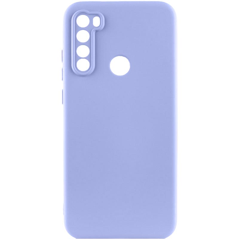Чехол TPU GETMAN Liquid Silk Full Camera для Xiaomi Redmi Note 8T, Сиреневый / Light purple, TPU, купить оптом с доставкой