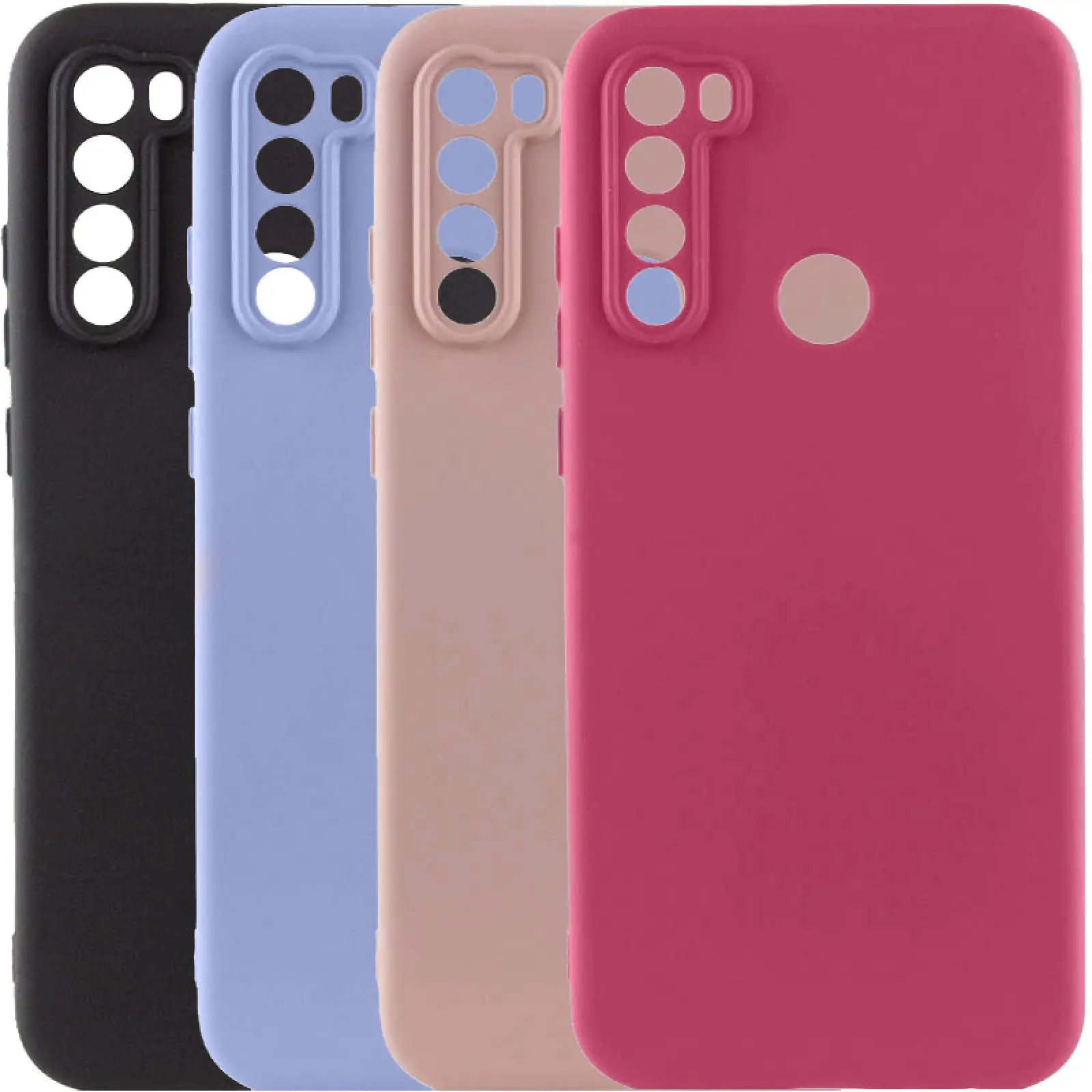 Чохол TPU GETMAN Liquid Silk Full Camera для Xiaomi Redmi Note 8T, TPU, купити оптом з доставкою