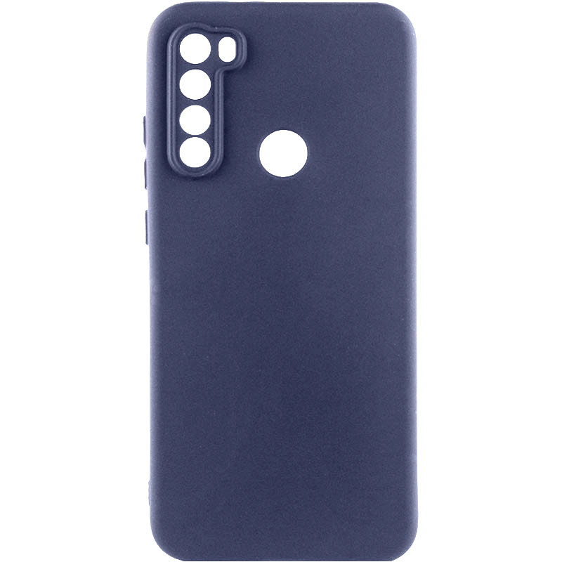 Чехол TPU GETMAN Liquid Silk Full Camera для Xiaomi Redmi Note 8T, Синий / Midnight Blue, TPU, купить оптом с доставкой
