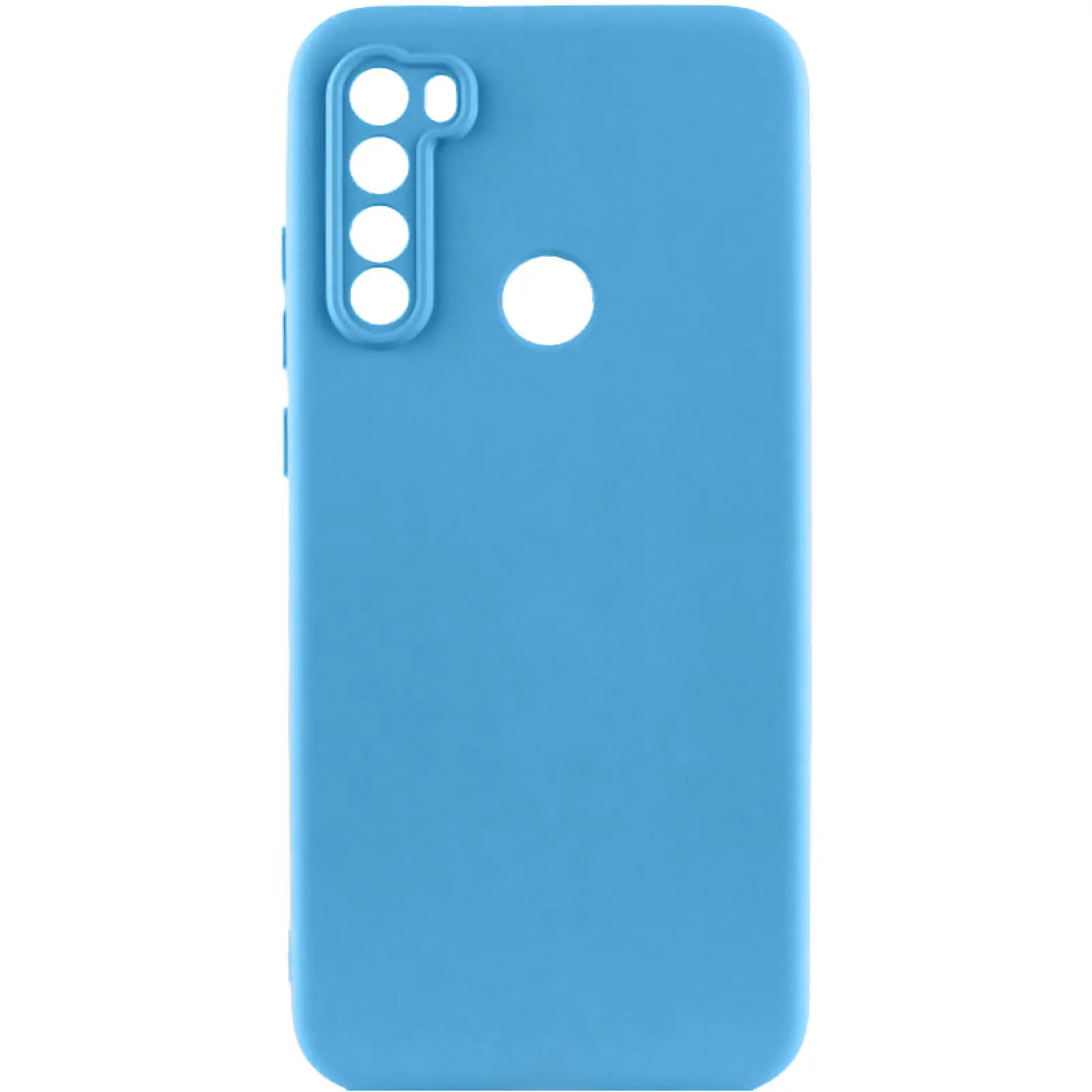 Чохол TPU GETMAN Liquid Silk Full Camera для Xiaomi Redmi Note 8T, Блакитний / Blue, TPU, купити оптом з доставкою
