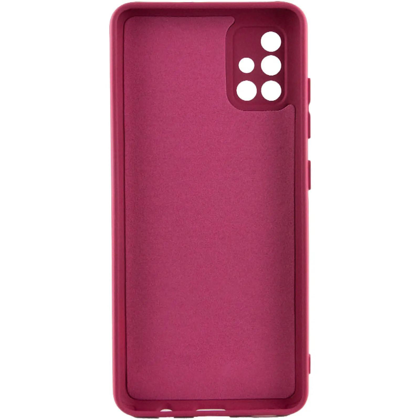 Чехол TPU GETMAN Liquid Silk Full Camera для Samsung Galaxy A51, Бордовый / Marsala 1, TPU, купить оптом с доставкой