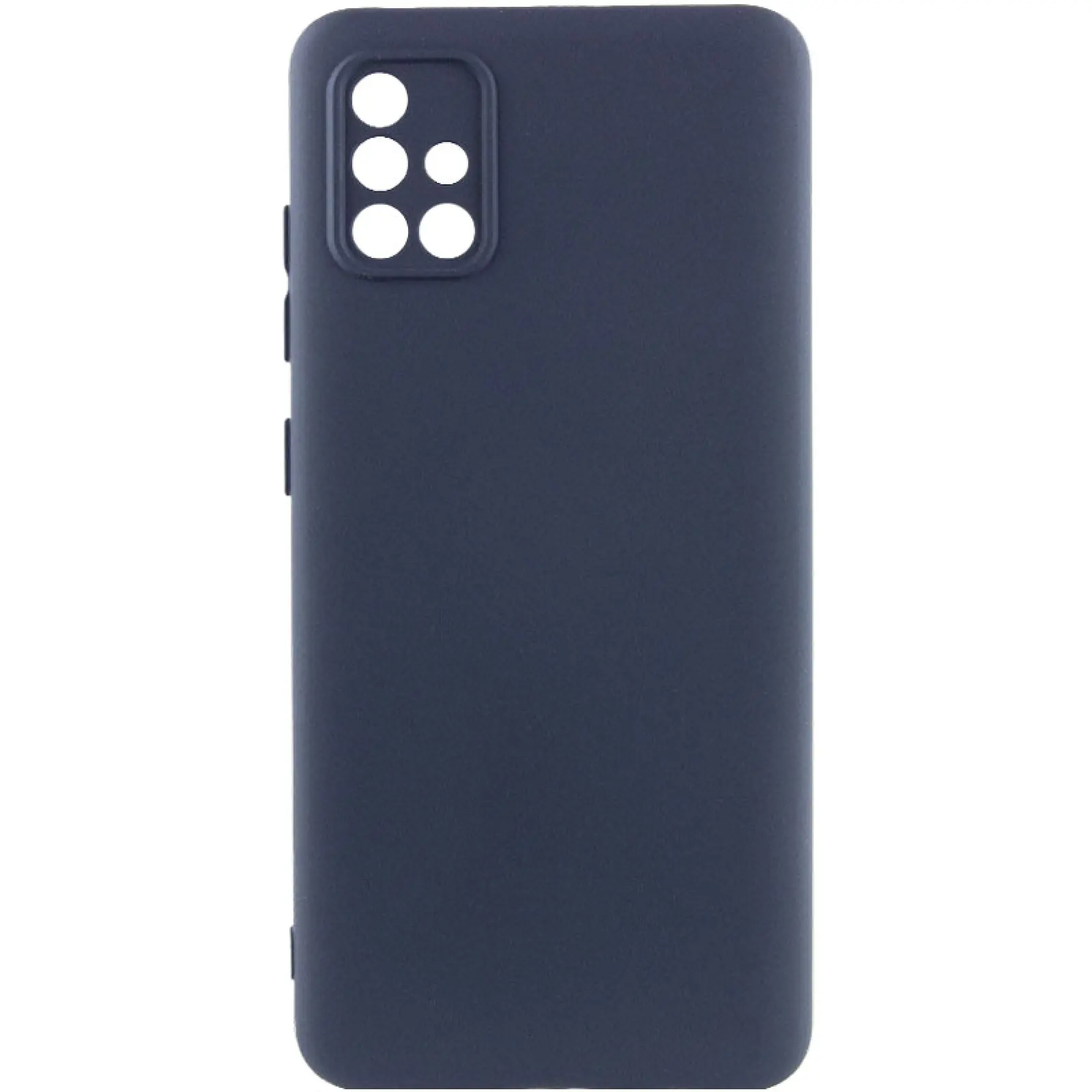 Чехол TPU GETMAN Liquid Silk Full Camera для Samsung Galaxy A51, Синий / Midnight Blue, TPU, купить оптом с доставкой