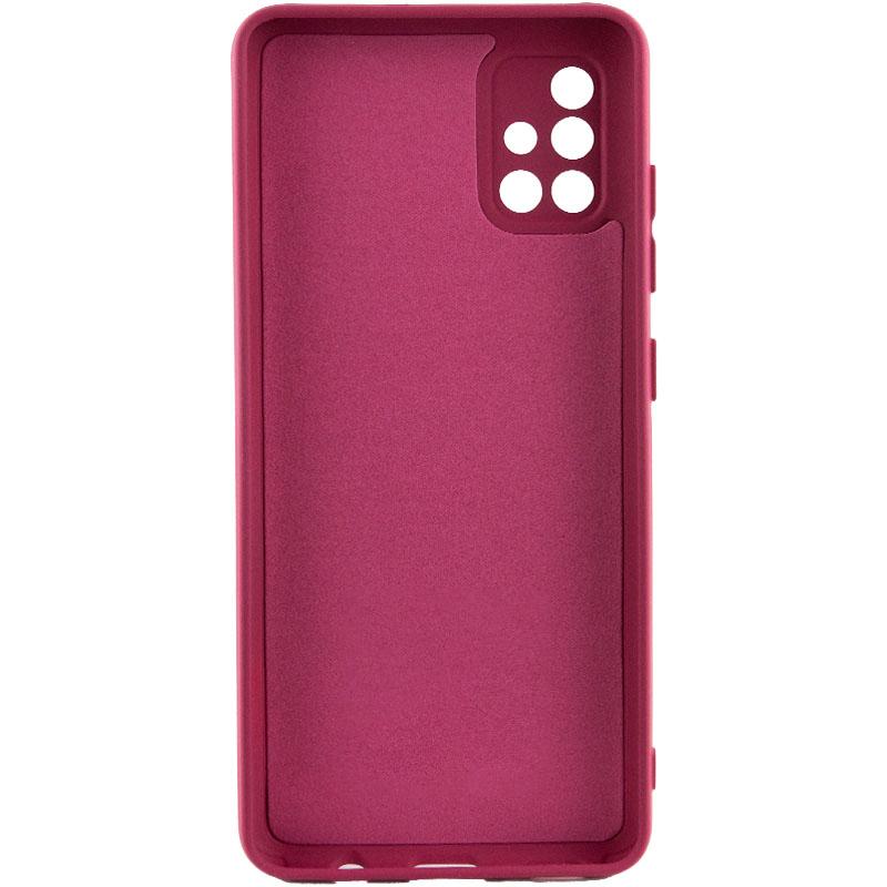 Чехол GETMAN Liquid Silk Full Camera для Samsung Galaxy A71 | TPU + Микрофибра на картинке №2