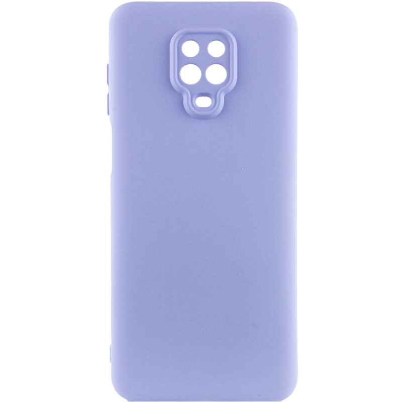 Чехол GETMAN Liquid Silk Full Camera для Xiaomi Redmi Note 9s / Note 9 Pro / Note 9 Pro Max | TPU + Микрофибра на картинке №1