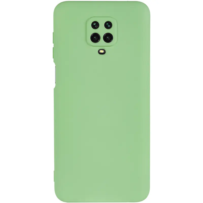 Чехол TPU GETMAN Liquid Silk Full Camera для Xiaomi Redmi Note 9s / Note 9 Pro / Note 9 Pro Max, Зеленый / Pistachio 1, TPU, купить оптом с доставкой