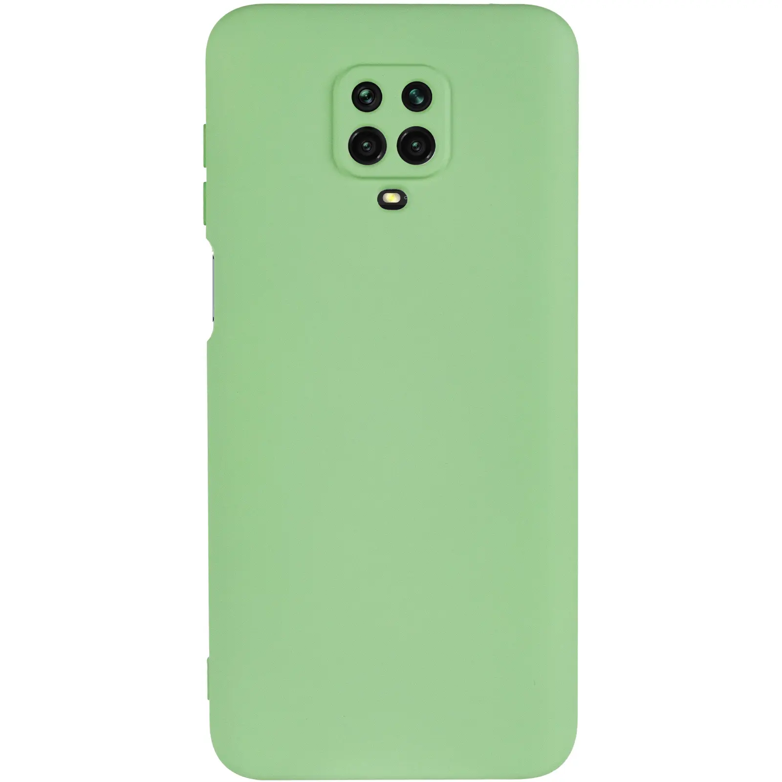 Чехол TPU GETMAN Liquid Silk Full Camera для Xiaomi Redmi Note 9s / Note 9 Pro / Note 9 Pro Max, Зеленый / Pistachio 1, TPU, купить оптом с доставкой