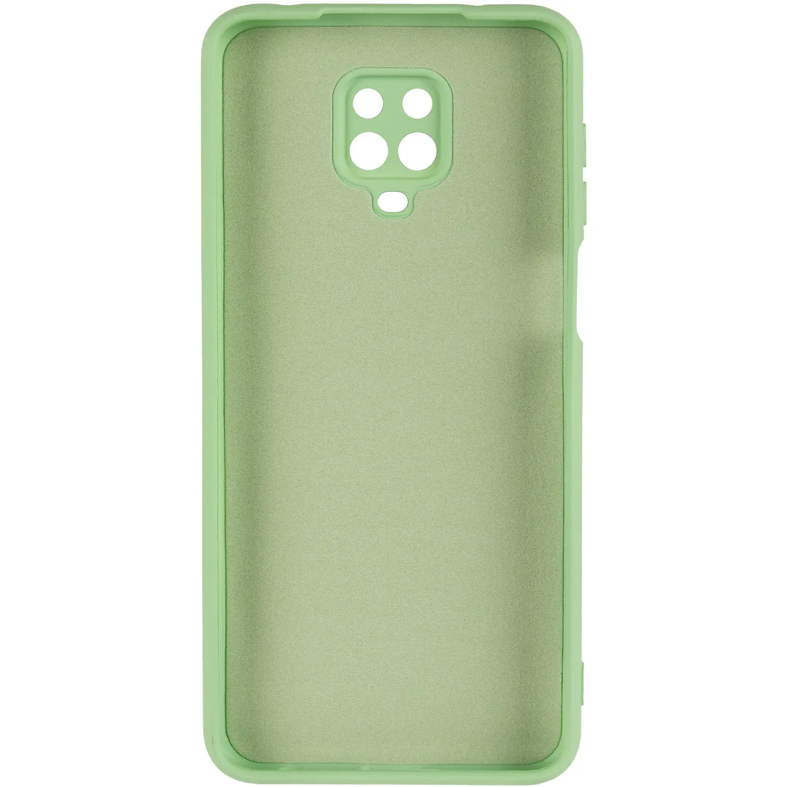Чехол TPU GETMAN Liquid Silk Full Camera для Xiaomi Redmi Note 9s / Note 9 Pro / Note 9 Pro Max, Зеленый / Pistachio 2, TPU, купить оптом с доставкой