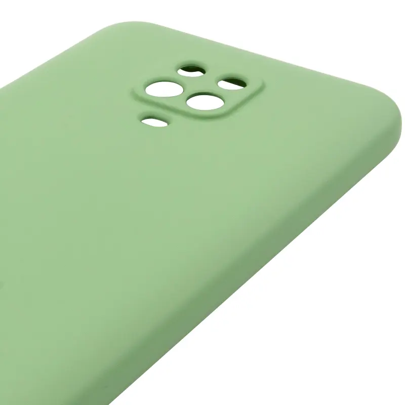 Чехол TPU GETMAN Liquid Silk Full Camera для Xiaomi Redmi Note 9s / Note 9 Pro / Note 9 Pro Max, Зеленый / Pistachio 3, TPU, купить оптом с доставкой