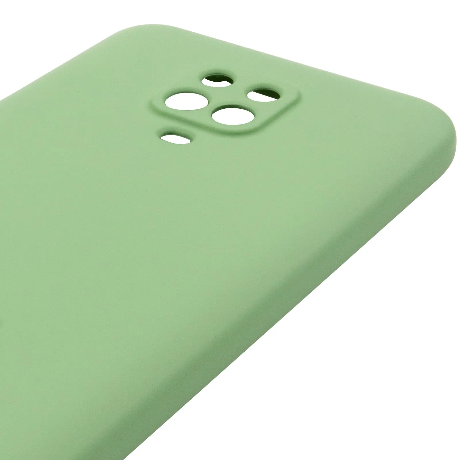 Чехол TPU GETMAN Liquid Silk Full Camera для Xiaomi Redmi Note 9s / Note 9 Pro / Note 9 Pro Max, Зеленый / Pistachio 3, TPU, купить оптом с доставкой