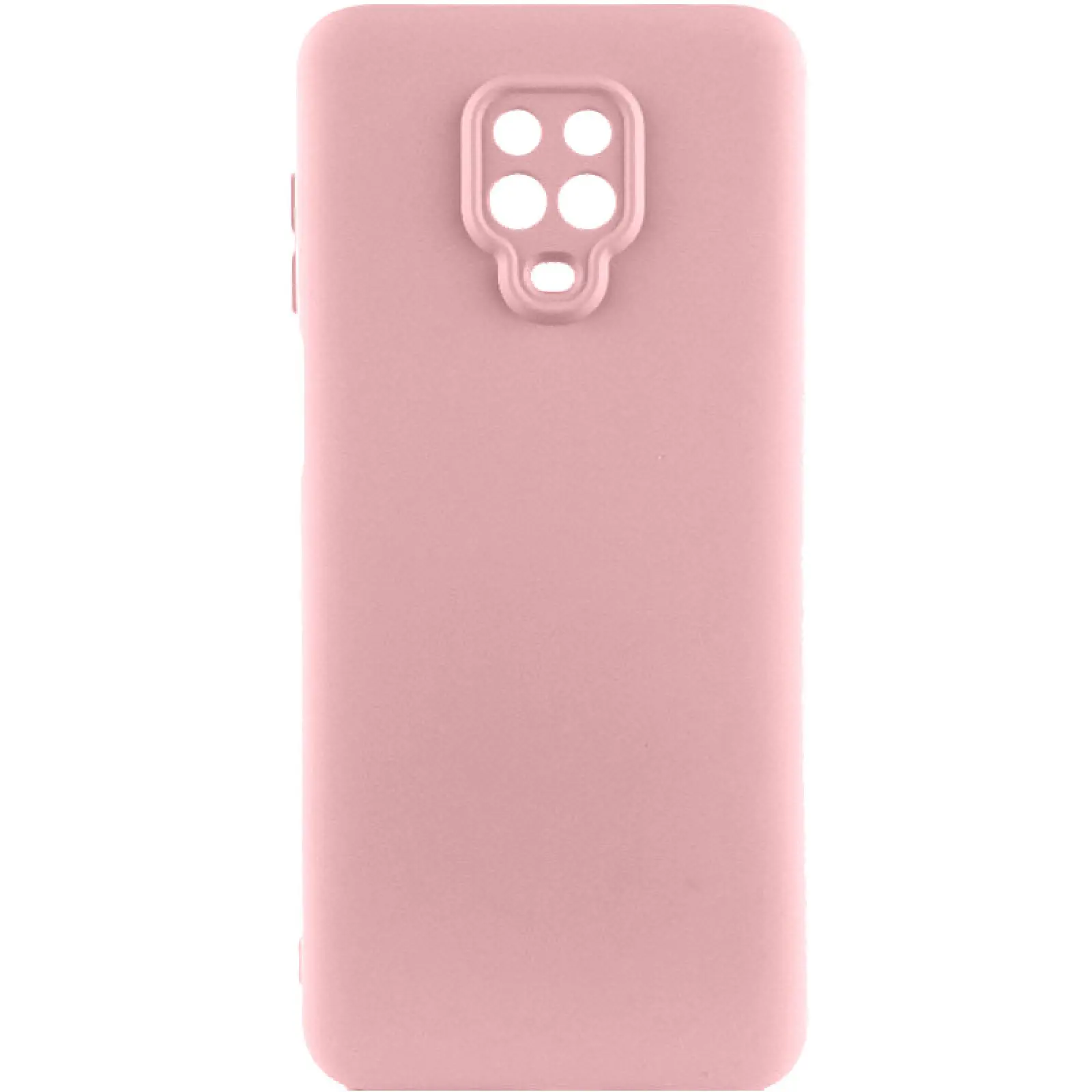 Чехол TPU GETMAN Liquid Silk Full Camera для Xiaomi Redmi Note 9s / Note 9 Pro / Note 9 Pro Max, Розовый / Pink, TPU, купить оптом с доставкой
