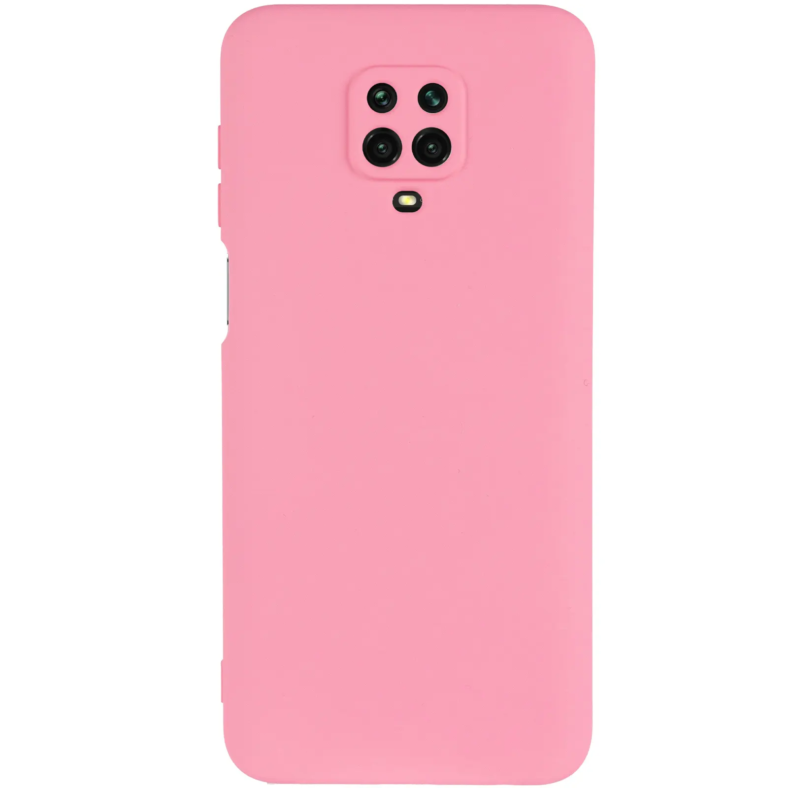 Чехол TPU GETMAN Liquid Silk Full Camera для Xiaomi Redmi Note 9s / Note 9 Pro / Note 9 Pro Max, Розовый / Pink 1, TPU, купить оптом с доставкой