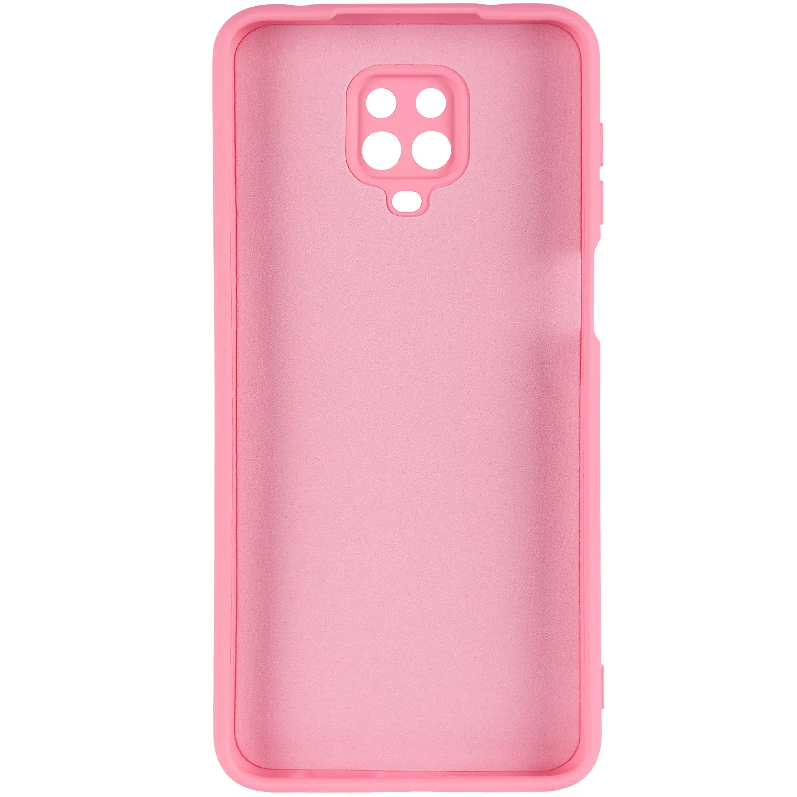 Чехол TPU GETMAN Liquid Silk Full Camera для Xiaomi Redmi Note 9s / Note 9 Pro / Note 9 Pro Max, Розовый / Pink 2, TPU, купить оптом с доставкой