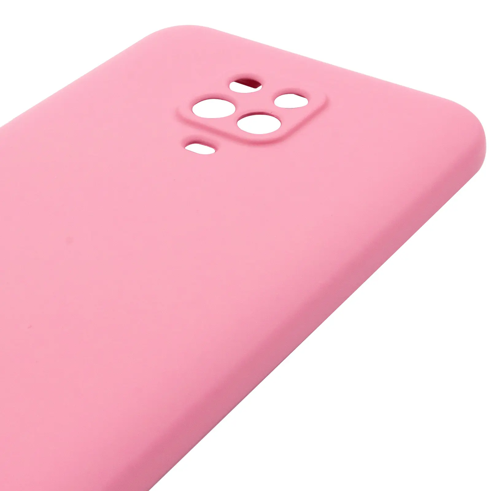 Чехол TPU GETMAN Liquid Silk Full Camera для Xiaomi Redmi Note 9s / Note 9 Pro / Note 9 Pro Max, Розовый / Pink 3, TPU, купить оптом с доставкой