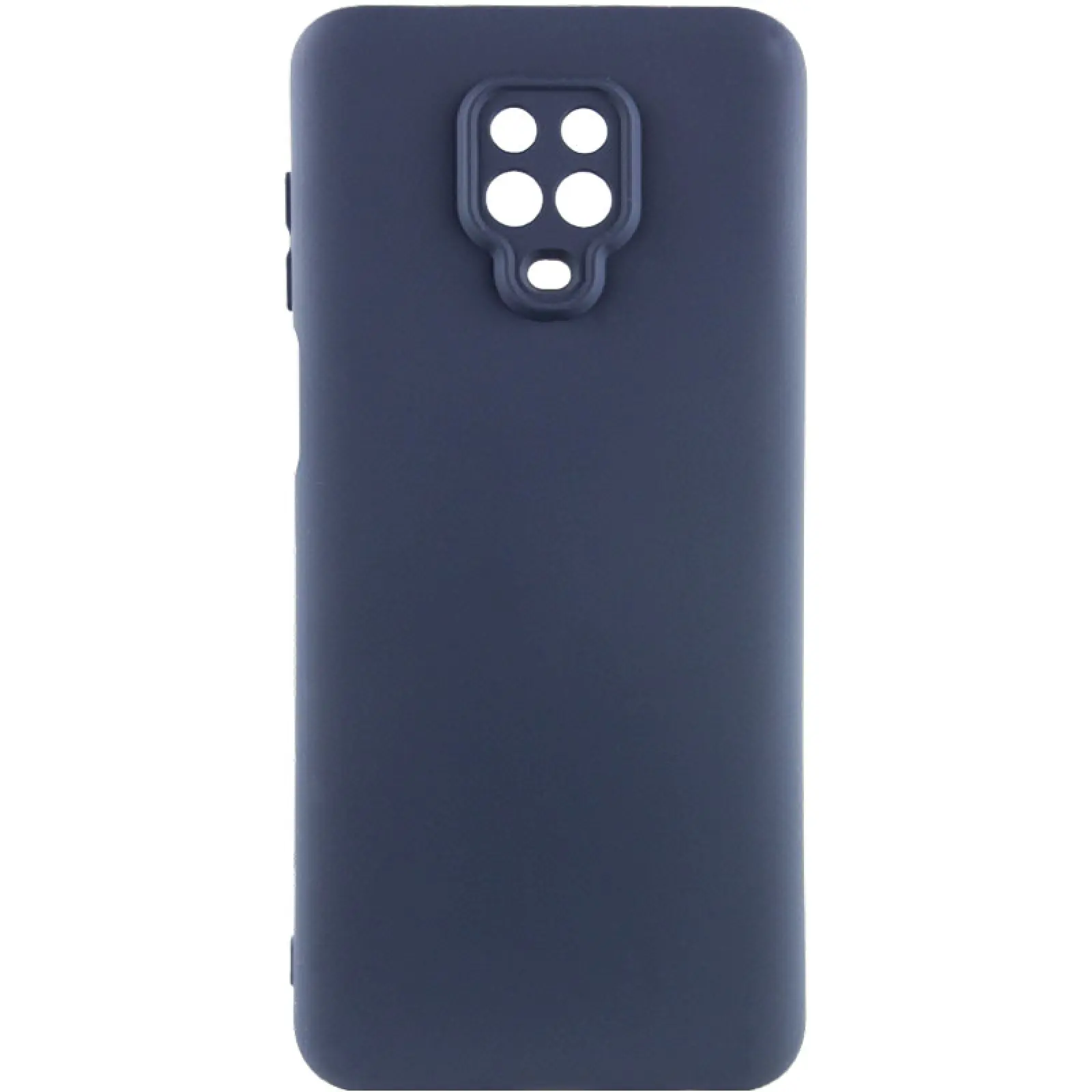 Чохол TPU GETMAN Liquid Silk Full Camera для Xiaomi Redmi Note 9s / Note 9 Pro / Note 9 Pro Max, Синій / Midnight Blue, TPU, купити оптом з доставкою
