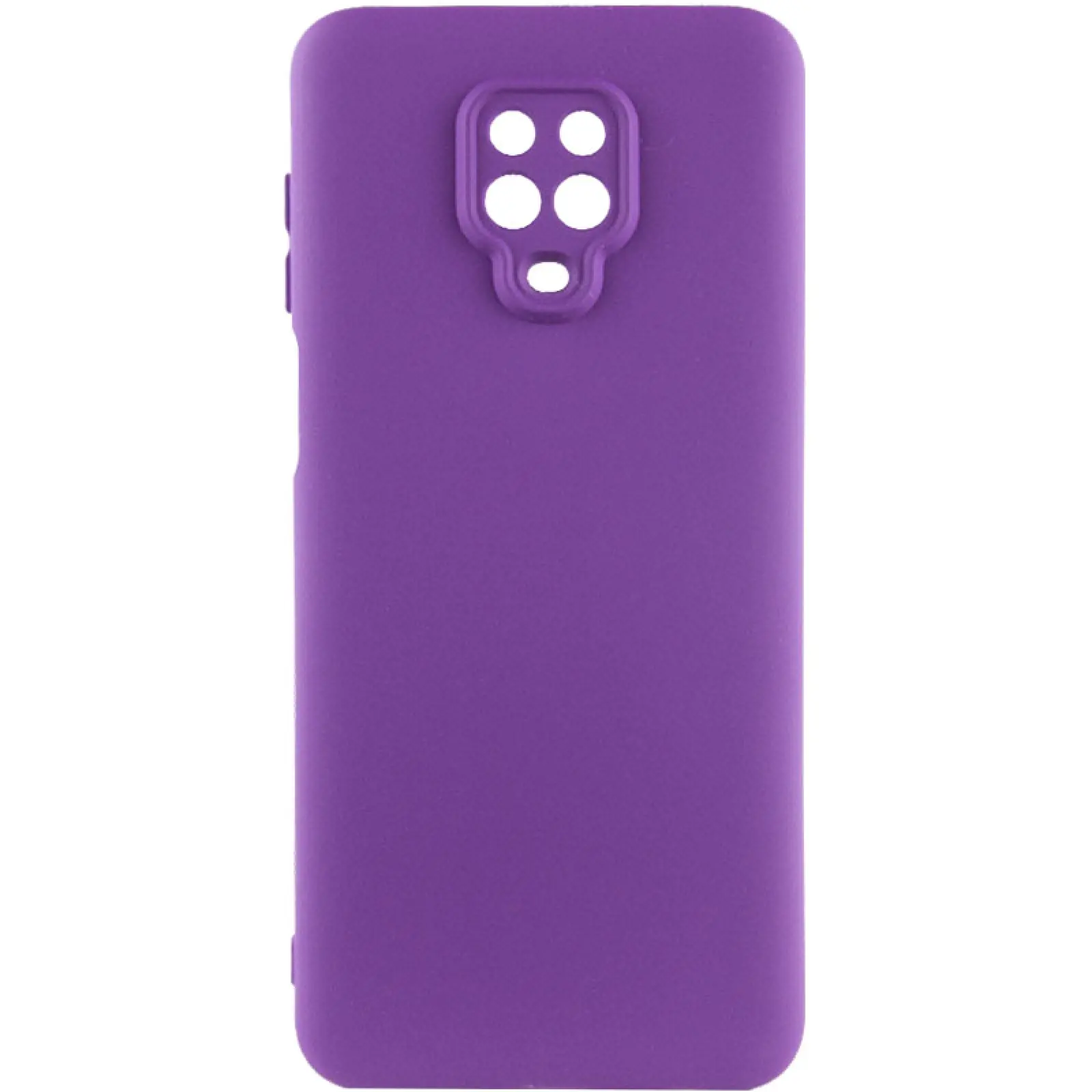 Чехол TPU GETMAN Liquid Silk Full Camera для Xiaomi Redmi Note 9s / Note 9 Pro / Note 9 Pro Max, Фиолетовый / Purple, TPU, купить оптом с доставкой