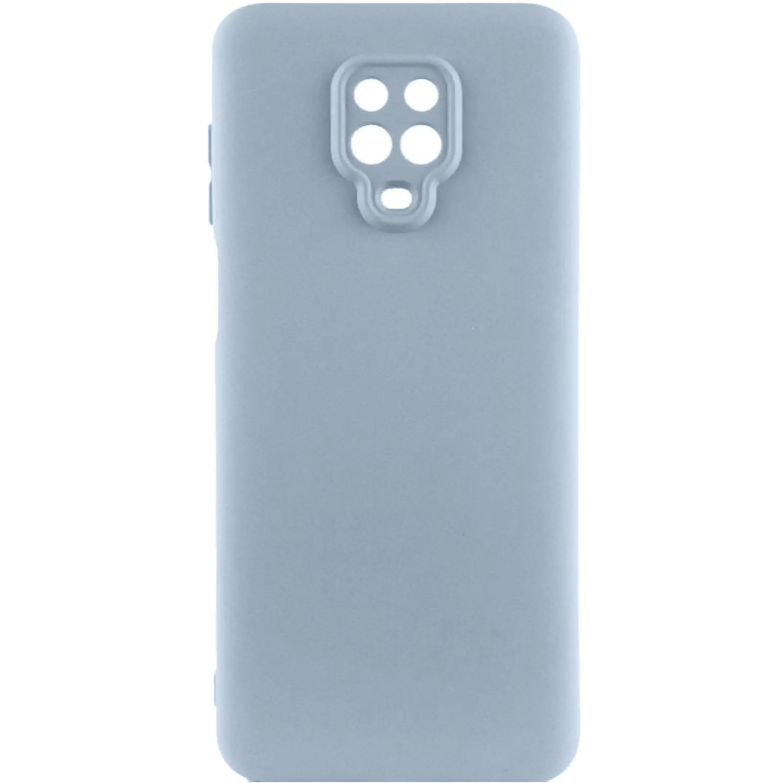 Чехол TPU GETMAN Liquid Silk Full Camera для Xiaomi Redmi Note 9s / Note 9 Pro / Note 9 Pro Max, Голубой / Lilac Blue, TPU, купить оптом с доставкой
