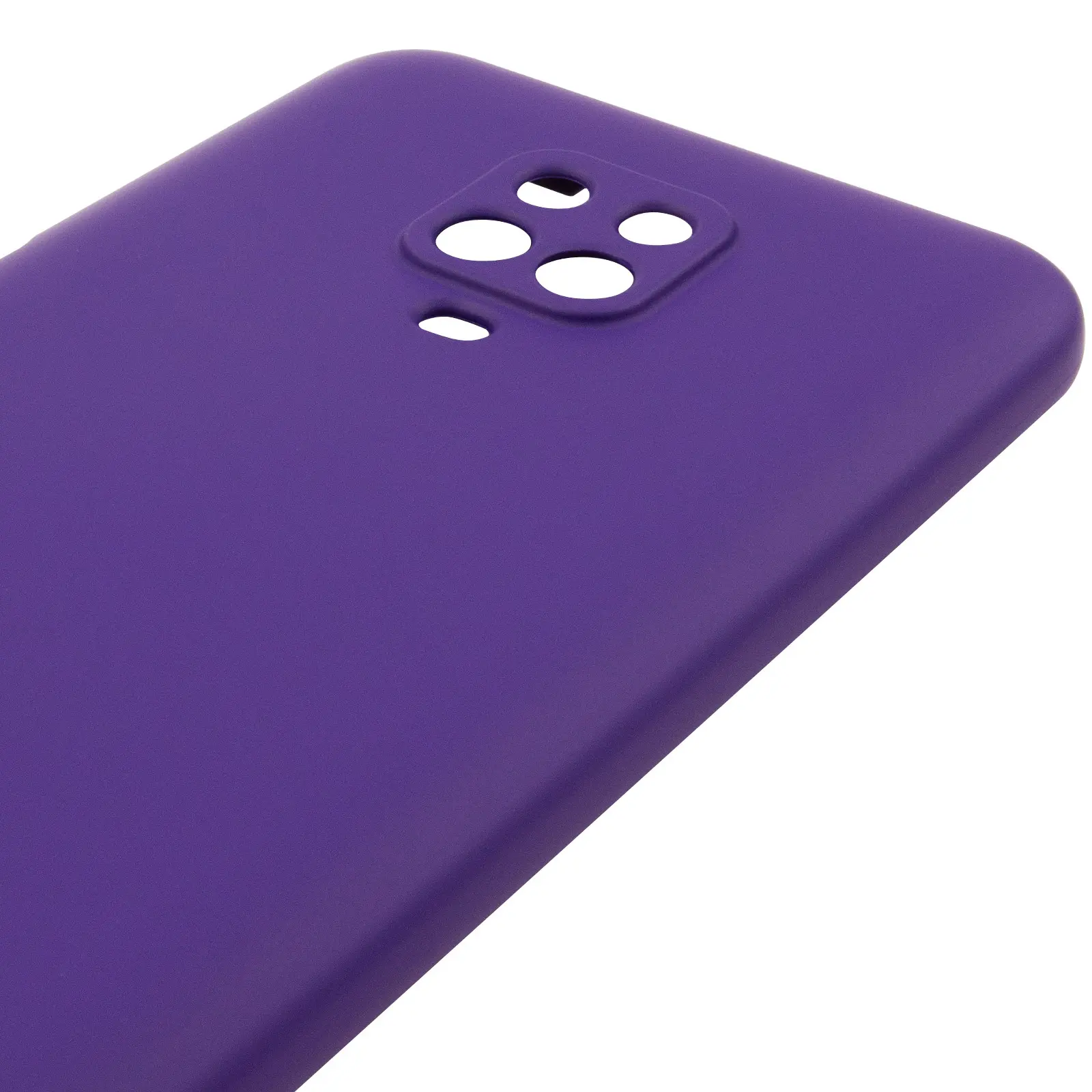 Чехол TPU GETMAN Liquid Silk Full Camera для Xiaomi Redmi Note 9s / Note 9 Pro / Note 9 Pro Max, Фиолетовый / Ultra Violet 3, TPU, купить оптом с доставкой