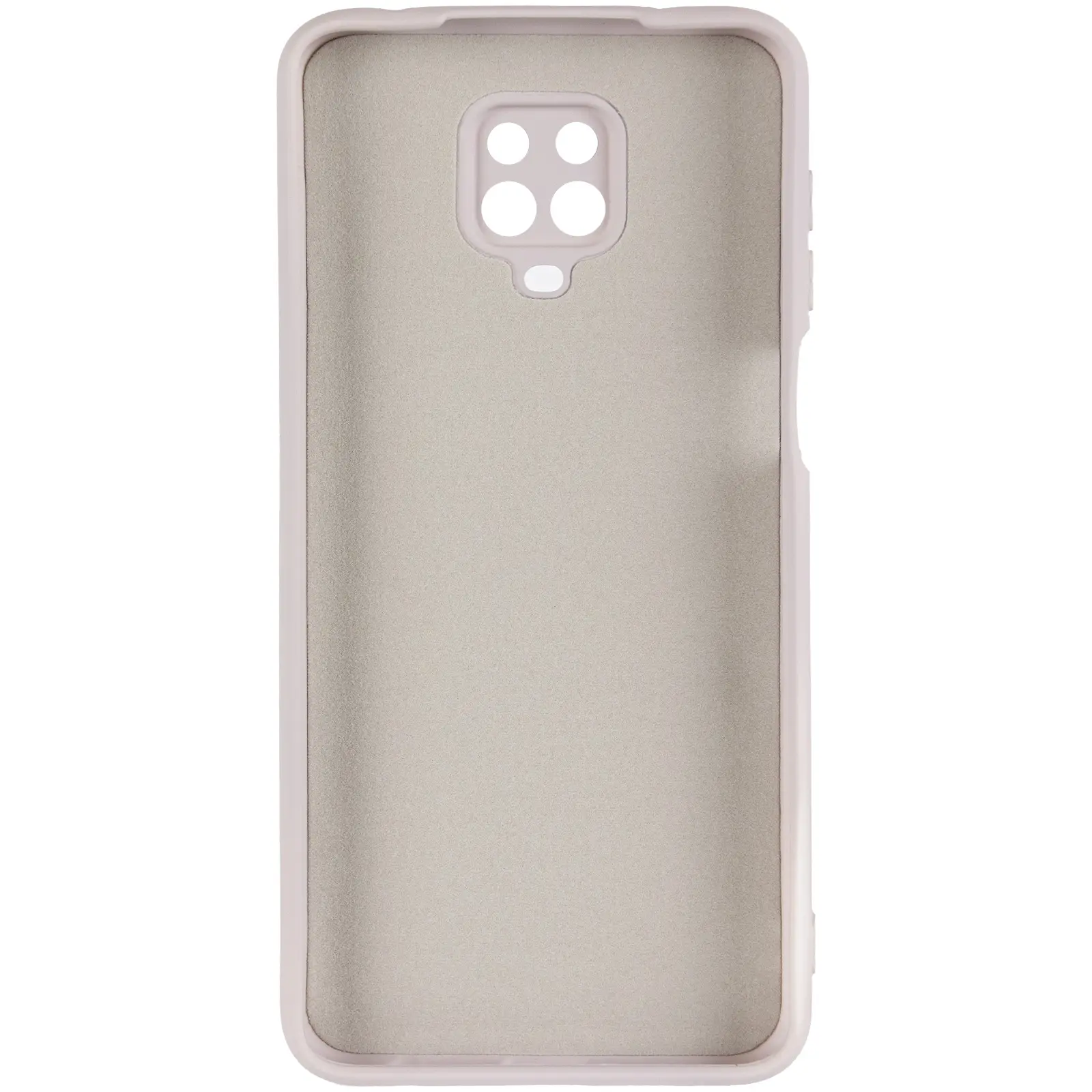 Чехол TPU GETMAN Liquid Silk Full Camera для Xiaomi Redmi Note 9s / Note 9 Pro / Note 9 Pro Max, Серый / Lavender 2, TPU, купить оптом с доставкой