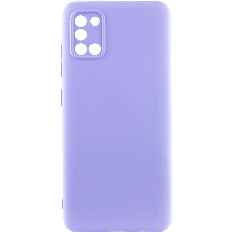 Чехол GETMAN Liquid Silk Full Camera для Samsung Galaxy A31 | TPU + Микрофибра на картинке №1