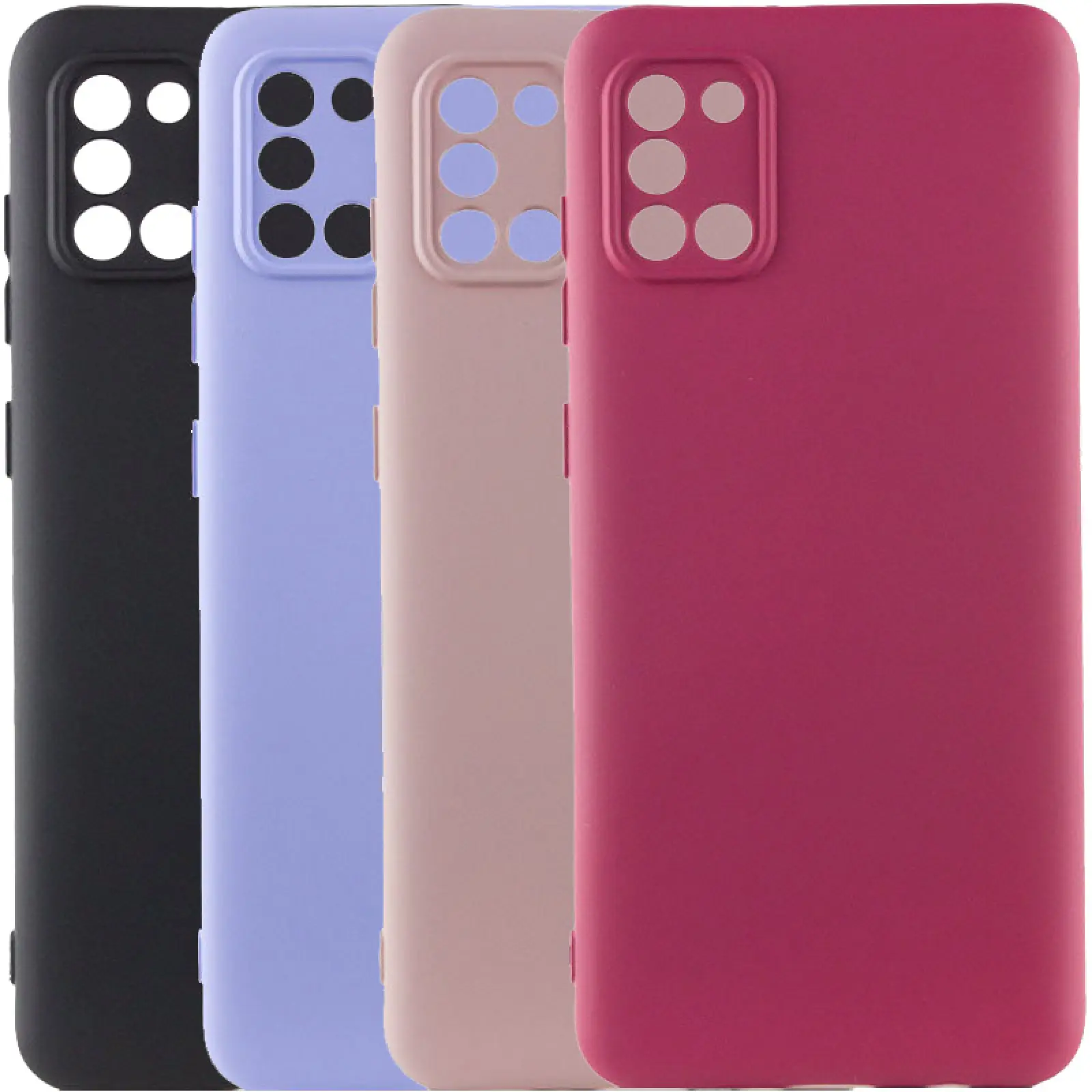 Чохол TPU GETMAN Liquid Silk Full Camera для Samsung Galaxy A31, TPU, купити оптом з доставкою