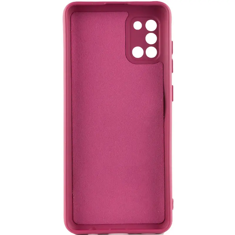 Чехол TPU GETMAN Liquid Silk Full Camera для Samsung Galaxy A31, Бордовый / Marsala 1, TPU, купить оптом с доставкой