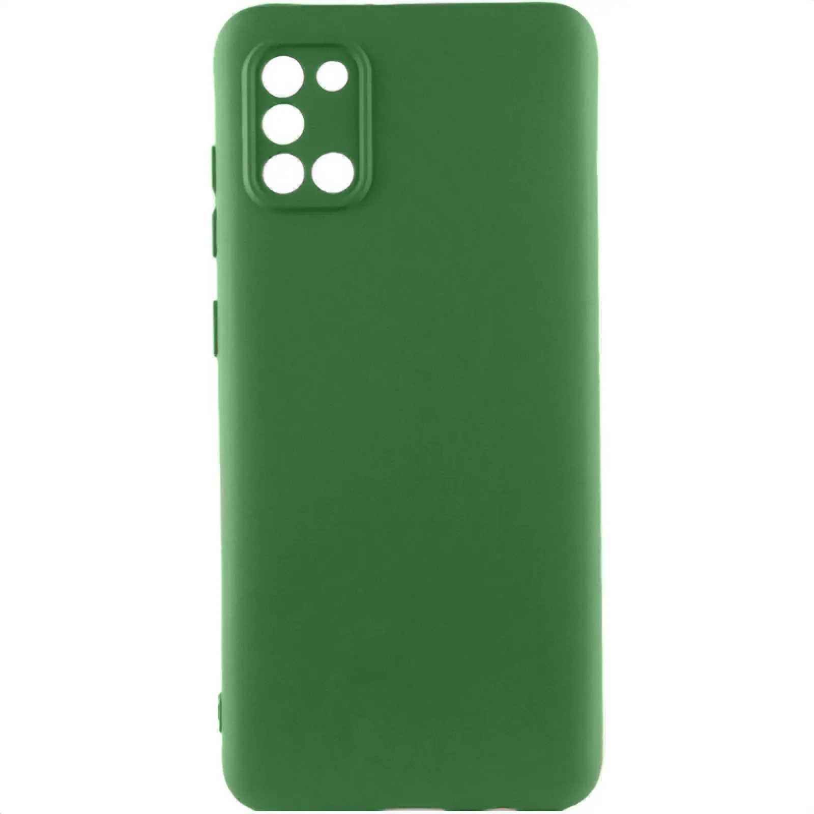 Чехол TPU GETMAN Liquid Silk Full Camera для Samsung Galaxy A31, Зеленый / Dark green, TPU, купить оптом с доставкой