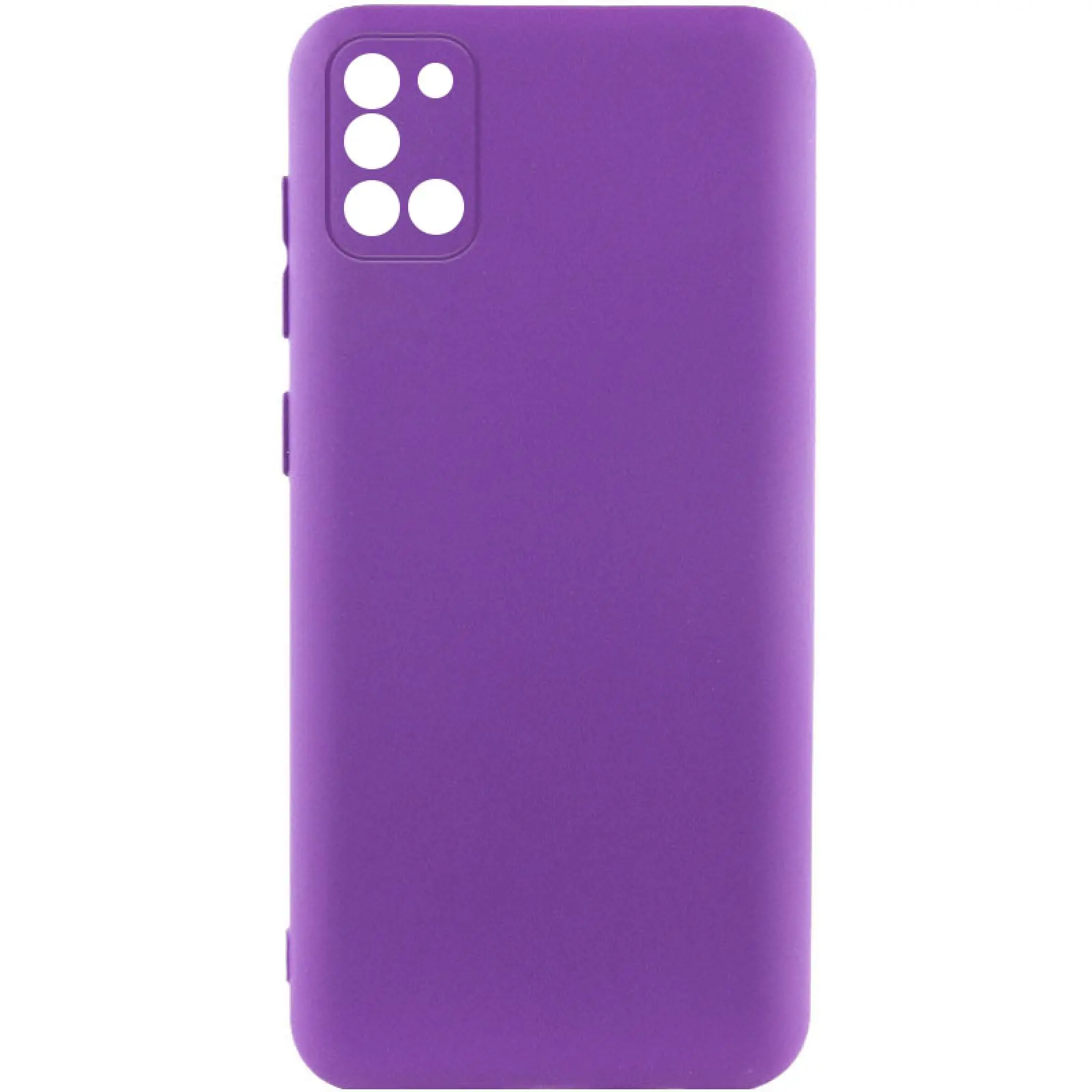 Чохол TPU GETMAN Liquid Silk Full Camera для Samsung Galaxy A31, Фіолетовий / Purple, TPU, купити оптом з доставкою