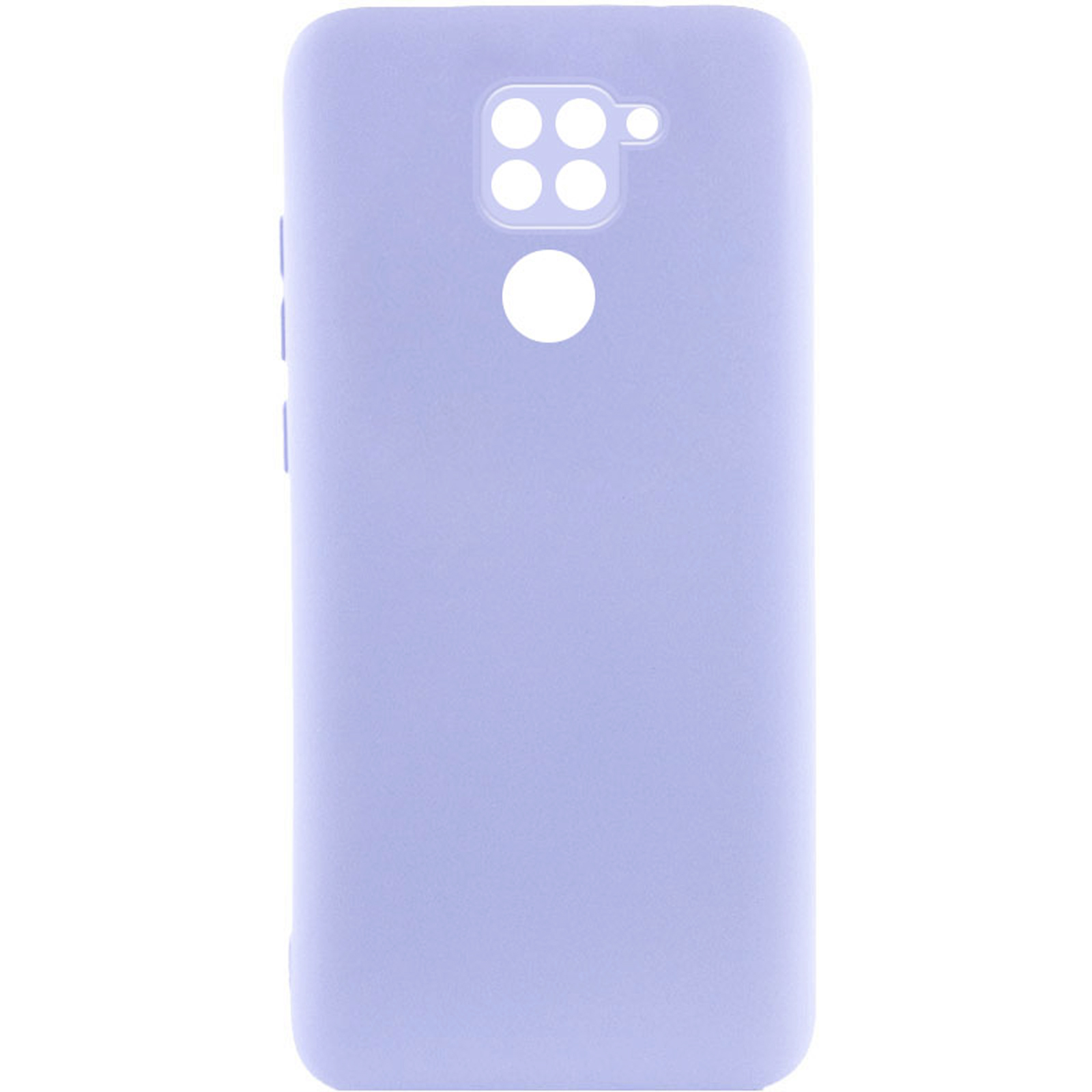 Чохол TPU GETMAN Liquid Silk Full Camera для Xiaomi Redmi Note 9 / Redmi 10X, Бузковий / Light purple, TPU, купити оптом з доставкою