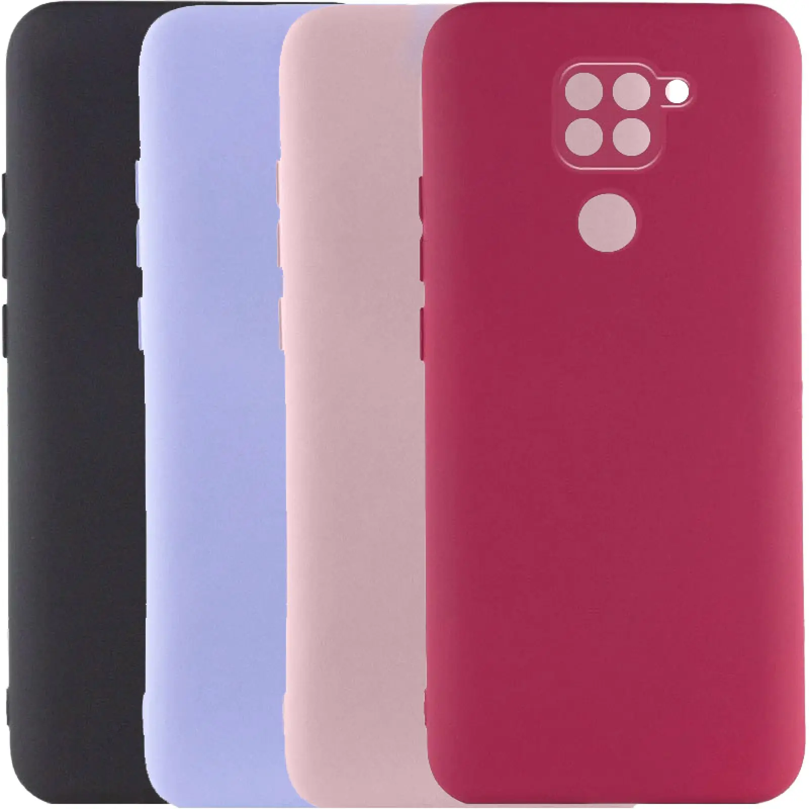 Чехол TPU GETMAN Liquid Silk Full Camera для Xiaomi Redmi Note 9 / Redmi 10X, TPU, купить оптом с доставкой