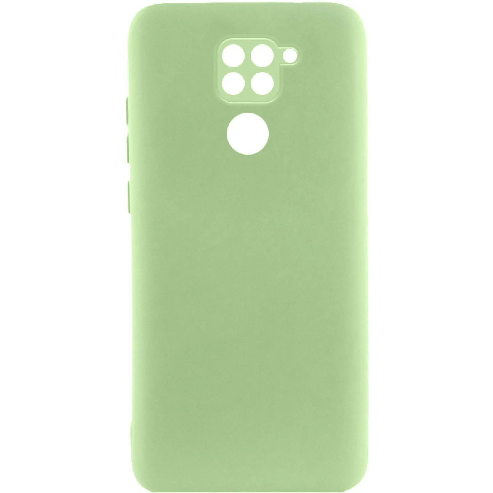 Чехол TPU GETMAN Liquid Silk Full Camera для Xiaomi Redmi Note 9 / Redmi 10X, Зеленый / Pistachio, TPU, купить оптом с доставкой