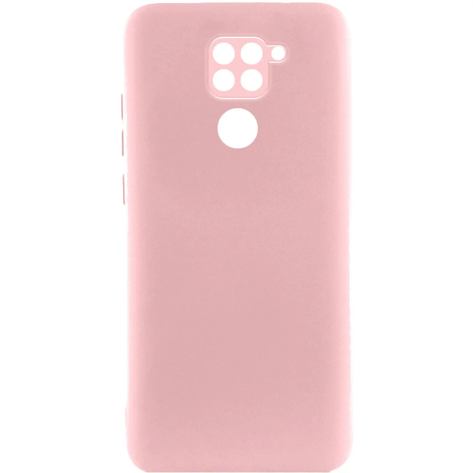 Чехол TPU GETMAN Liquid Silk Full Camera для Xiaomi Redmi Note 9 / Redmi 10X, Розовый / Pink, TPU, купить оптом с доставкой