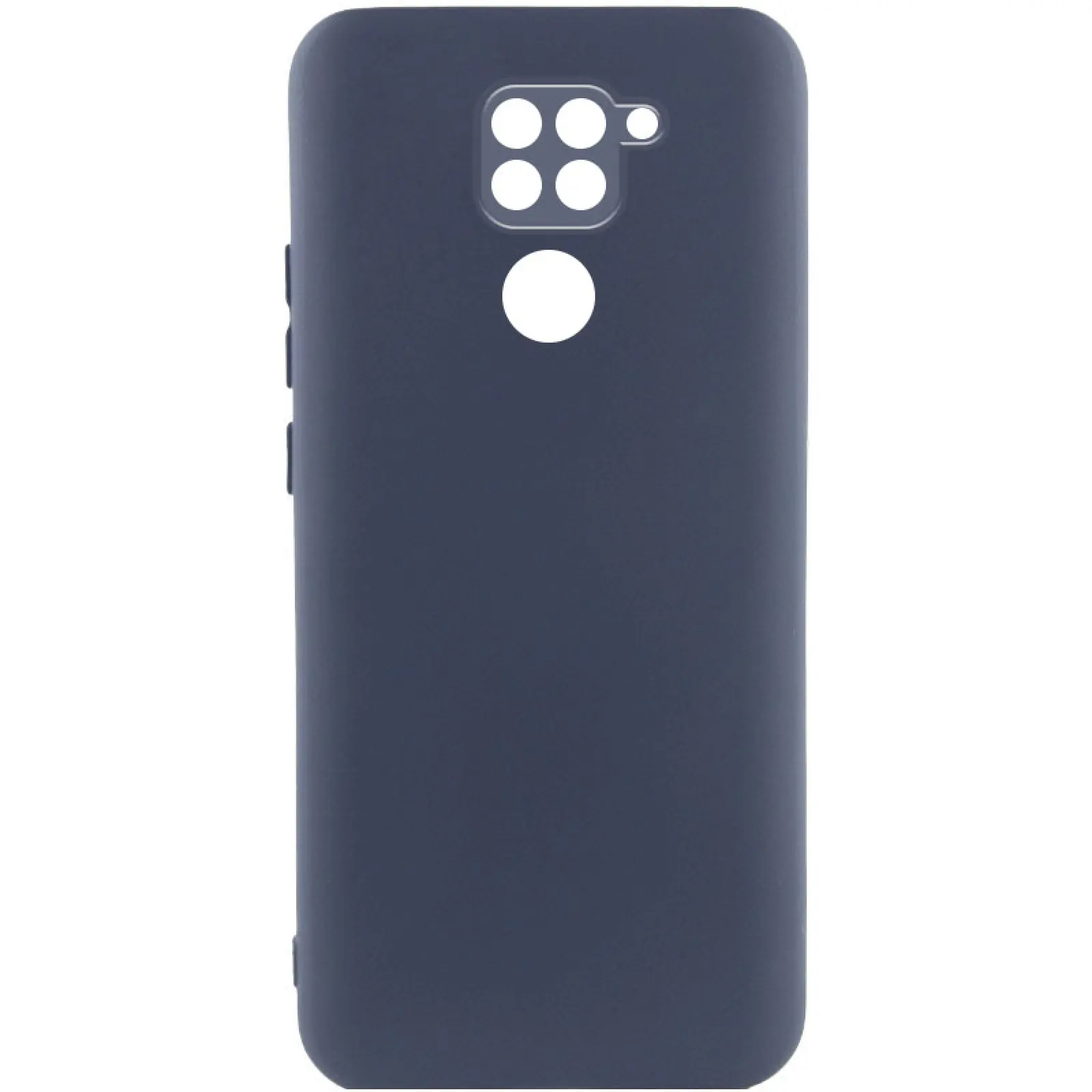 Чехол TPU GETMAN Liquid Silk Full Camera для Xiaomi Redmi Note 9 / Redmi 10X, Синий / Midnight Blue, TPU, купить оптом с доставкой
