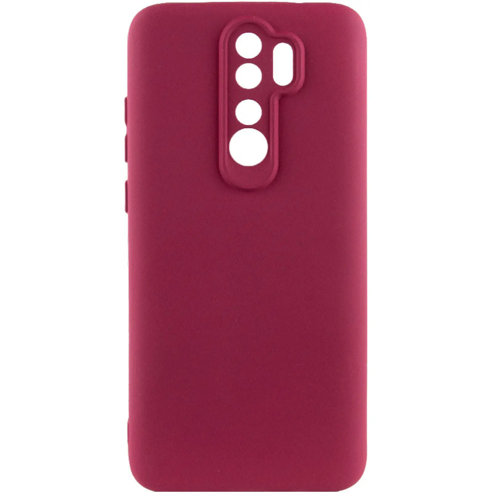 Чехол TPU GETMAN Liquid Silk Full Camera для Xiaomi Redmi 9, Бордовый / Marsala, TPU, купить оптом с доставкой