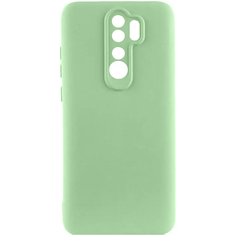 Чехол TPU GETMAN Liquid Silk Full Camera для Xiaomi Redmi 9, Зеленый / Pistachio, TPU, купить оптом с доставкой