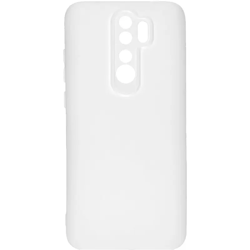 Чехол TPU GETMAN Liquid Silk Full Camera для Xiaomi Redmi 9, Белый / White, TPU, купить оптом с доставкой