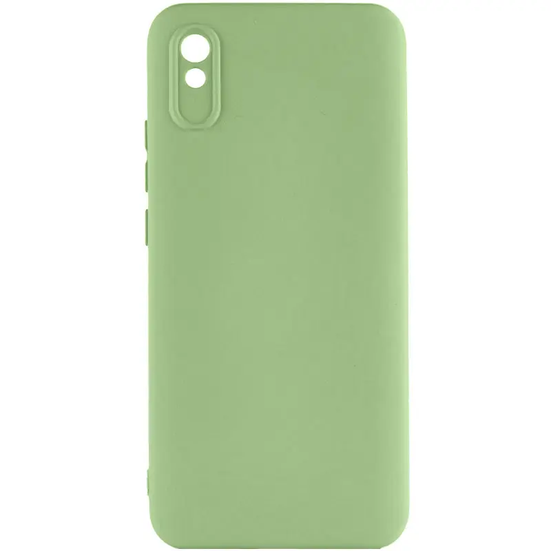 Чехол TPU GETMAN Liquid Silk Full Camera для Xiaomi Redmi 9A, Зеленый / Pistachio, TPU, купить оптом с доставкой