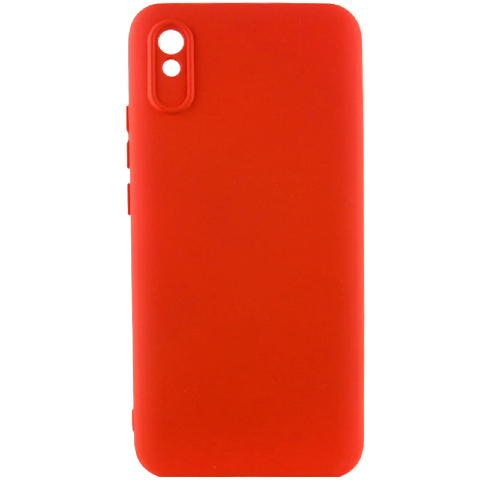 Чехол TPU GETMAN Liquid Silk Full Camera для Xiaomi Redmi 9A, Красный / Red, TPU, купить оптом с доставкой