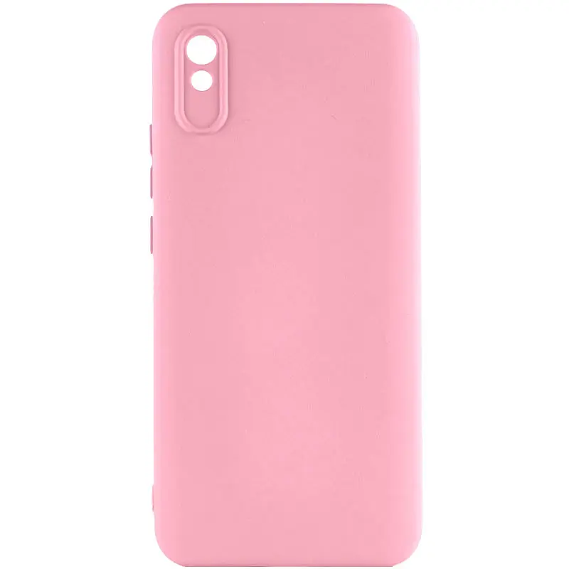 Чехол TPU GETMAN Liquid Silk Full Camera для Xiaomi Redmi 9A, Розовый / Pink, TPU, купить оптом с доставкой