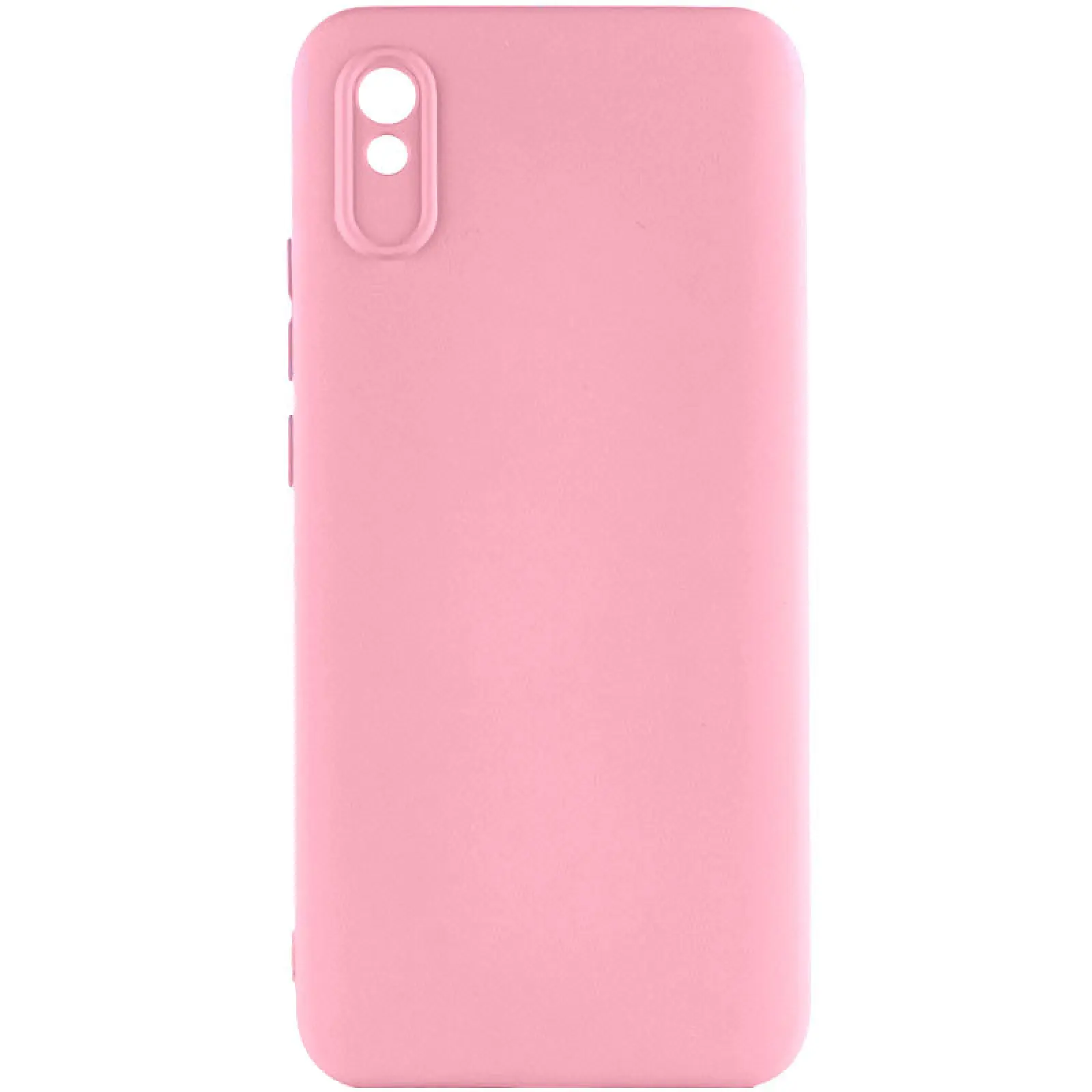 Чехол TPU GETMAN Liquid Silk Full Camera для Xiaomi Redmi 9A, Розовый / Pink, TPU, купить оптом с доставкой
