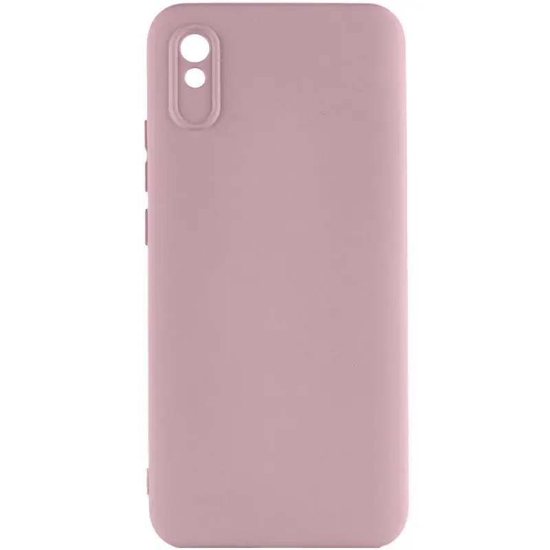 Чехол TPU GETMAN Liquid Silk Full Camera для Xiaomi Redmi 9A, Розовый / Pink Sand, TPU, купить оптом с доставкой