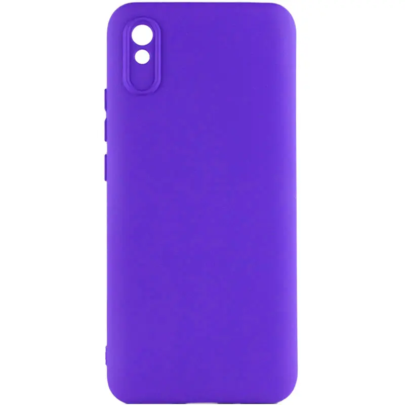 Чехол TPU GETMAN Liquid Silk Full Camera для Xiaomi Redmi 9A, Синий / Iris, TPU, купить оптом с доставкой