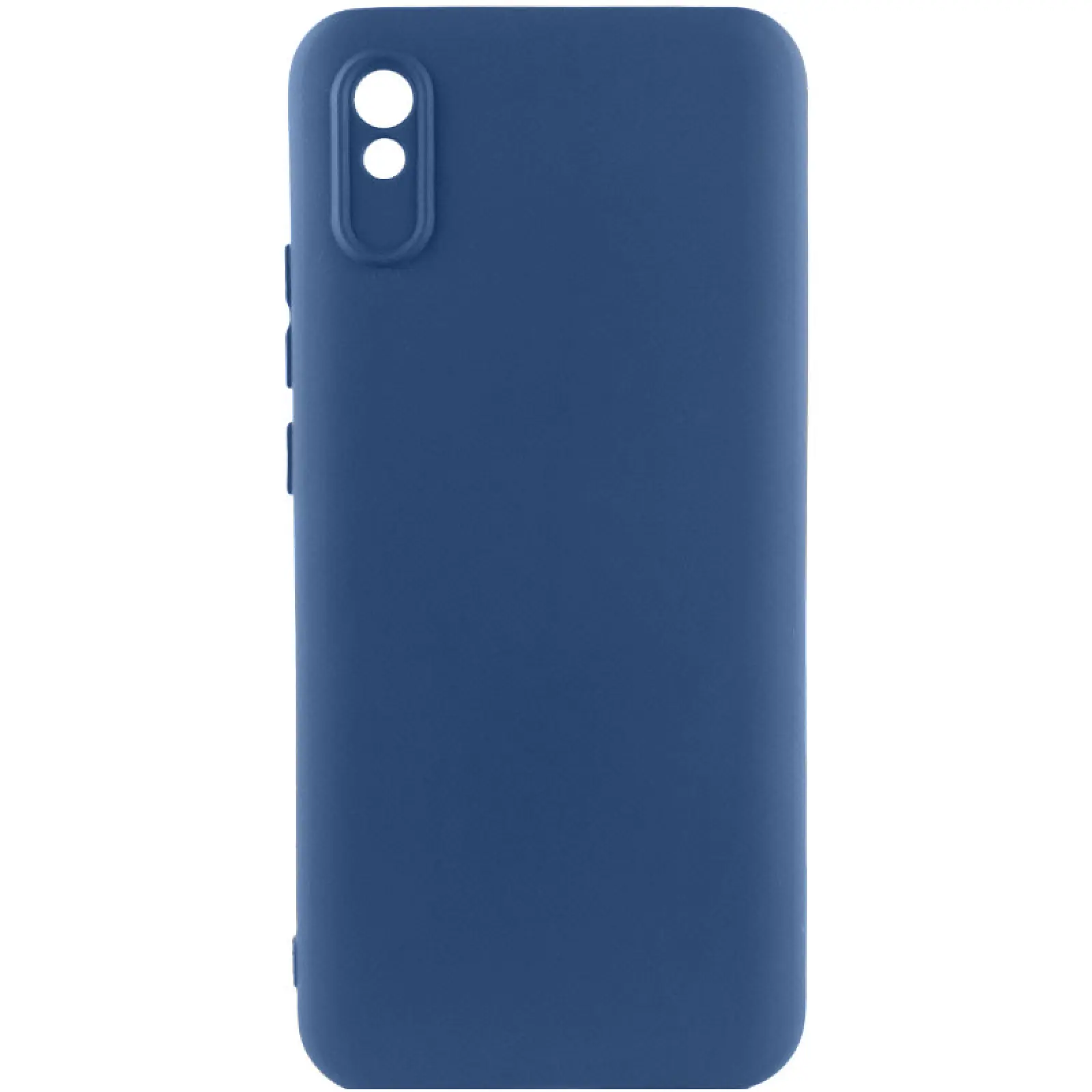 Чехол TPU GETMAN Liquid Silk Full Camera для Xiaomi Redmi 9A, Синий / Navy Blue, TPU, купить оптом с доставкой