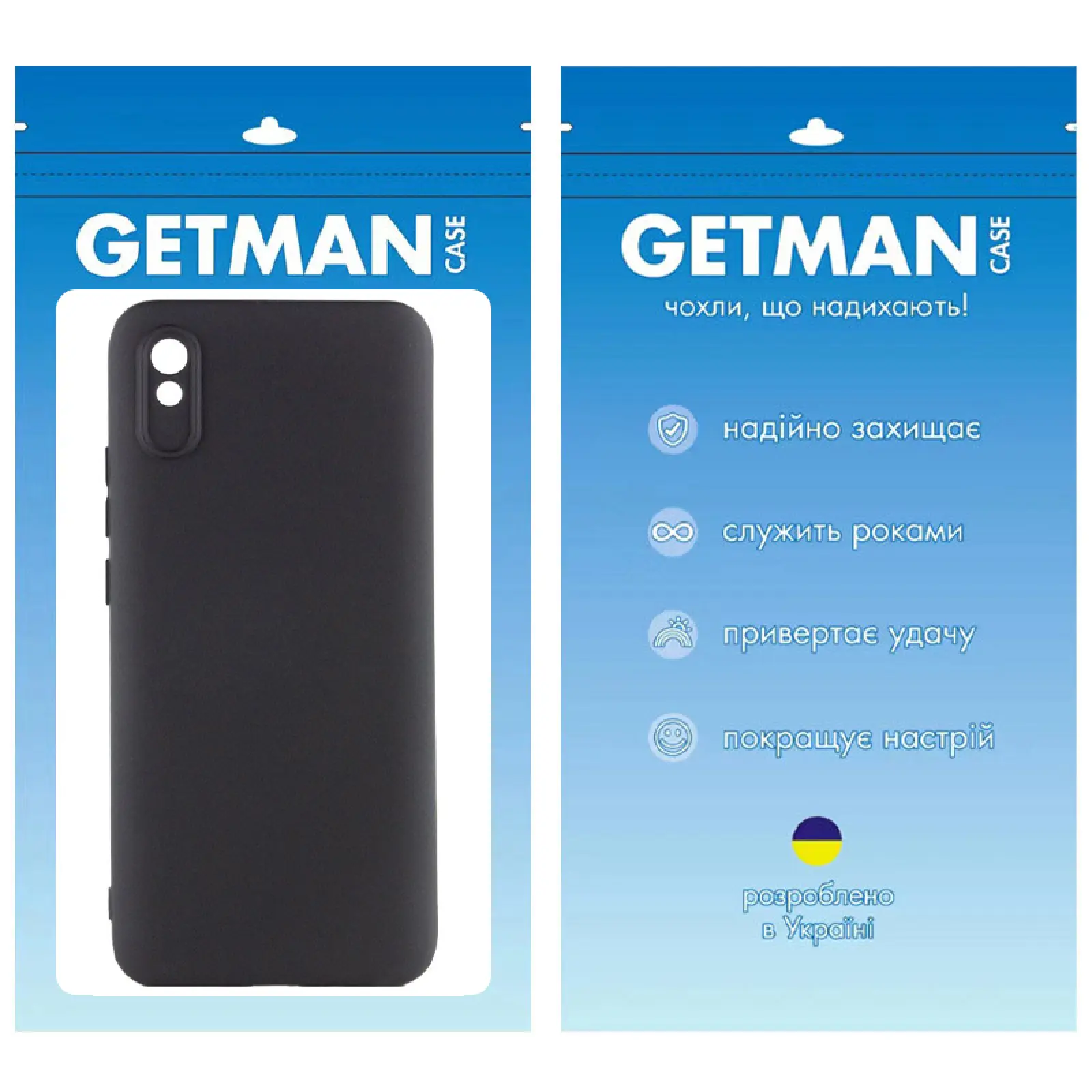 Чехол TPU GETMAN Liquid Silk Full Camera для Xiaomi Redmi 9A, Черный / Black 3, TPU, купить оптом с доставкой