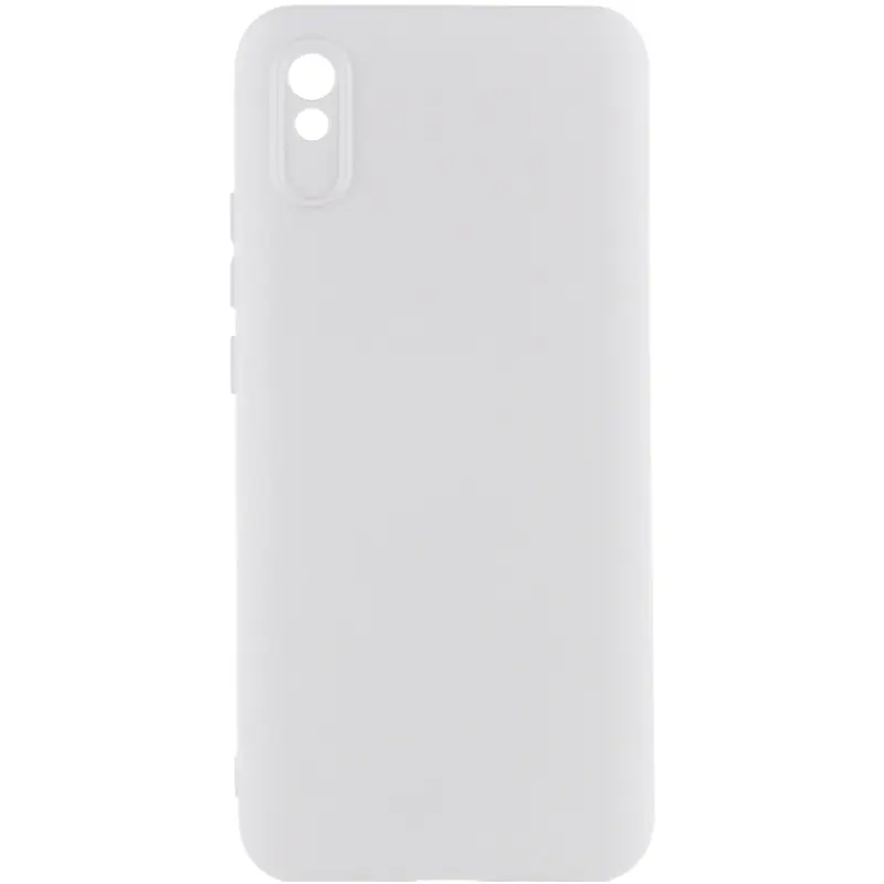 Чехол TPU GETMAN Liquid Silk Full Camera для Xiaomi Redmi 9A, Белый / White, TPU, купить оптом с доставкой
